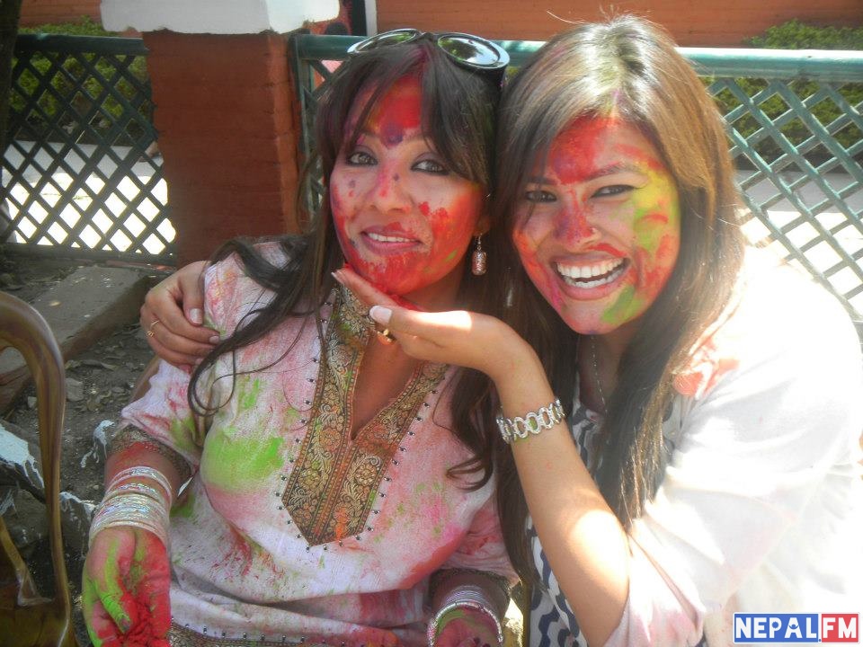 Karishma Manandhar Organizes Holi Festival Party 2013