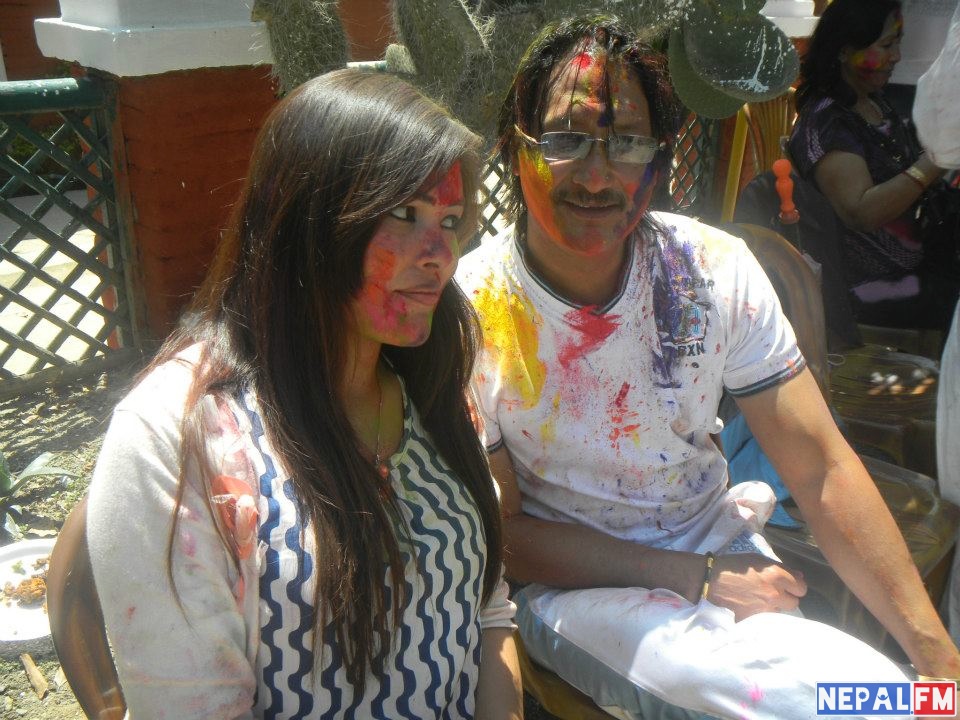 Karishma Manandhar Holi Party 2013 5