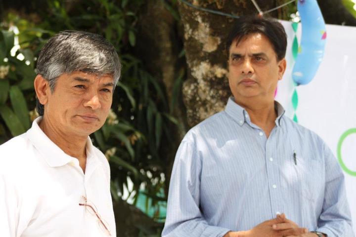 Madan Krishna Shrestha and Hari Bansha Acharya
