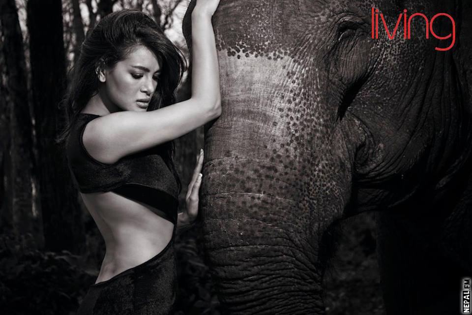 Shristi Shrestha in ECS Living Magazine