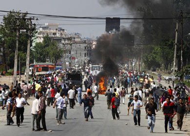 Strike shatters normal life across the country